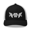 Norse Raven Viking Valknut Trucker CapBlack/ White