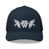 Norse Raven Viking Valknut Trucker CapNavy