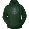 Norse Ravens Knotwork HoodieT-shirtUnisex HoodieDark GreenS