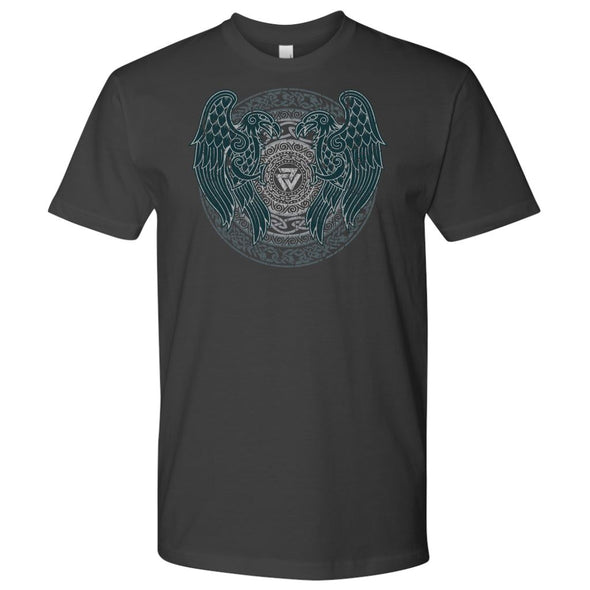 Norse Ravens Knotwork T-ShirtT-shirtNext Level Mens ShirtHeavy MetalS