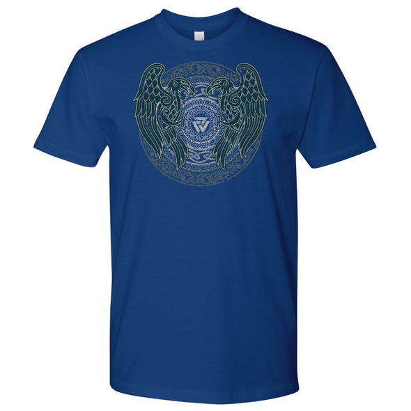 Norse Ravens Knotwork T-ShirtT-shirtNext Level Mens ShirtRoyal BlueS