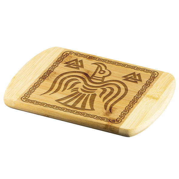 Norse Ravens Valknut Knotwork Wood Cutting BoardWood Cutting Boards