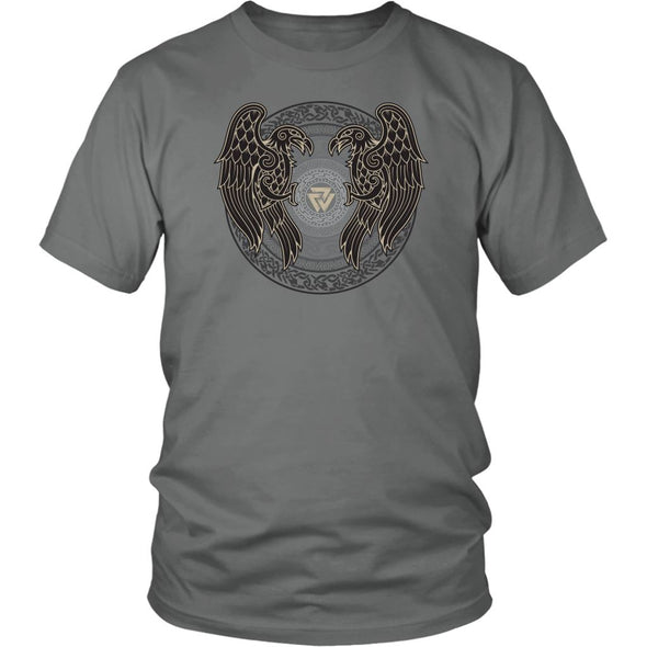 Norse Ravens Valknut ShirtT-shirtDistrict Unisex ShirtGreyS