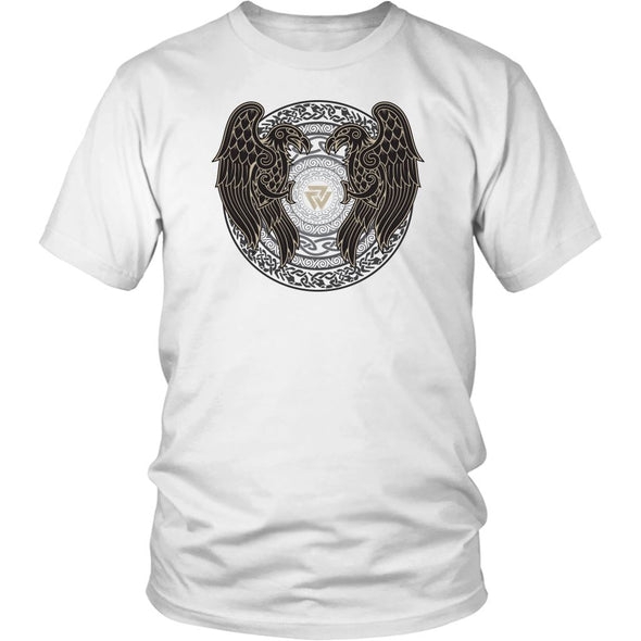 Norse Ravens Valknut ShirtT-shirtDistrict Unisex ShirtWhiteS