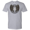 Norse Ravens Valknut T-ShirtT-shirtNext Level Mens ShirtHeather GreyS