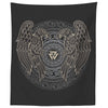 Norse Ravens Valknut TapestryTapestries60" x 50"