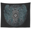 Norse Ravens Wall Tapestry DistressedTapestries60" x 50"