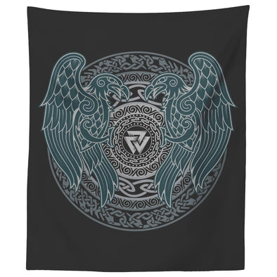 Norse Ravens Wall TapestryTapestries60" x 50"