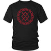 Norse Red Gungnir Knotwork T-ShirtT-shirtDistrict Unisex ShirtBlackS