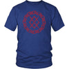 Norse Red Gungnir Knotwork T-ShirtT-shirtDistrict Unisex ShirtRoyal BlueS