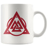 Norse Red Valknut Coffee MugDrinkware11oz Mug