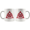 Norse Red Valknut Coffee MugDrinkware