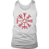 Norse Red Vegvisir Mens Tank TopT-shirtDistrict Mens TankWhiteS