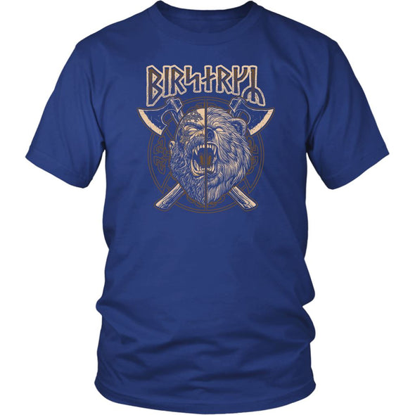 Norse Runes Viking Berserker T-ShirtT-shirtDistrict Unisex ShirtRoyal BlueS