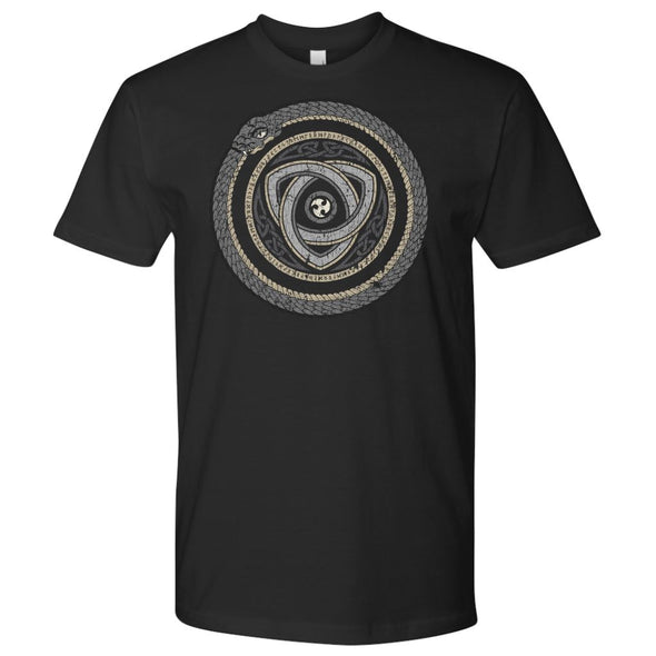 Norse Serpent Ouroboros T-ShirtT-shirtNext Level Mens ShirtBlackS