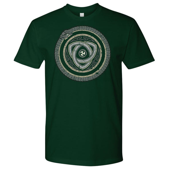 Norse Serpent Ouroboros T-ShirtT-shirtNext Level Mens ShirtForest GreenS