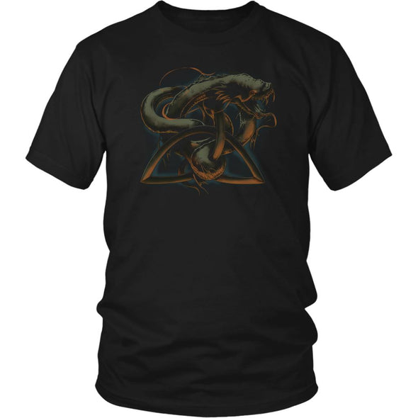 Norse Serpent Trinity Knot T-ShirtT-shirtDistrict Unisex ShirtBlackS