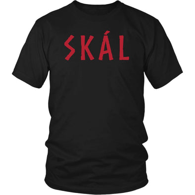 Norse Skál Cheers Cotton T-ShirtT-shirtDistrict Unisex ShirtBlackS