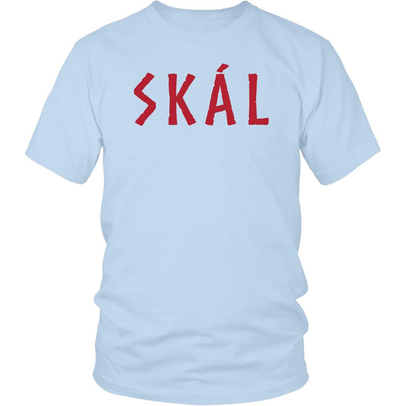 Norse Skál Cheers Cotton T-ShirtT-shirtDistrict Unisex ShirtIce BlueS