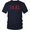 Norse Skál Cheers Cotton T-ShirtT-shirtDistrict Unisex ShirtNavyS