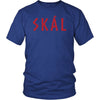Norse Skál Cheers Cotton T-ShirtT-shirtDistrict Unisex ShirtRoyal BlueS