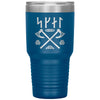 Norse Skál Runes Viking Axe Tumbler 30ozTumblersBlue