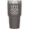 Norse Skál Runes Viking Axe Tumbler 30ozTumblersPewter