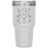 Norse Skál Runes Viking Axe Tumbler 30ozTumblersWhite