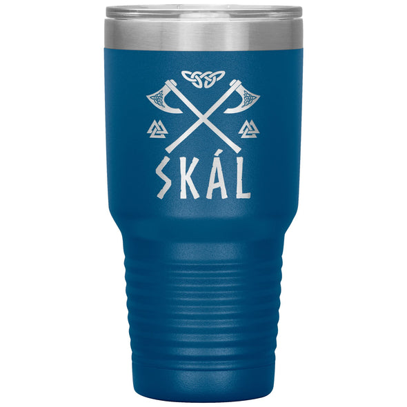 Norse Skál Viking Axe Tumbler 30ozTumblersBlue