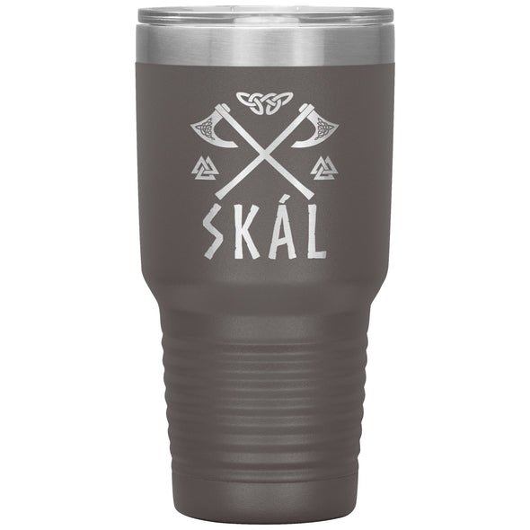 Norse Skál Viking Axe Tumbler 30ozTumblersPewter