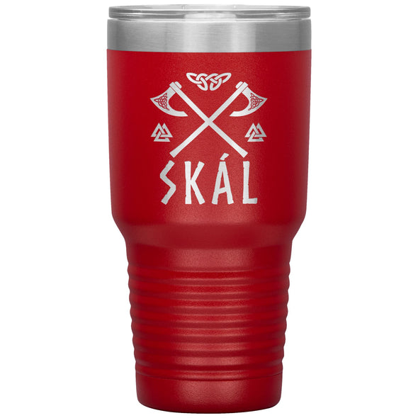 Norse Skál Viking Axe Tumbler 30ozTumblersRed