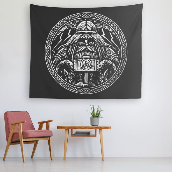 Norse Thor Knotwork Wall TapestryTapestries
