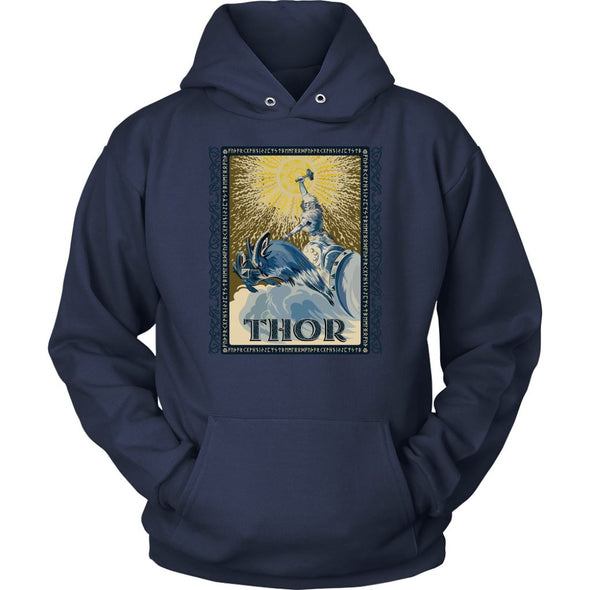 Norse Thor Viking HoodieT-shirtUnisex HoodieNavyS
