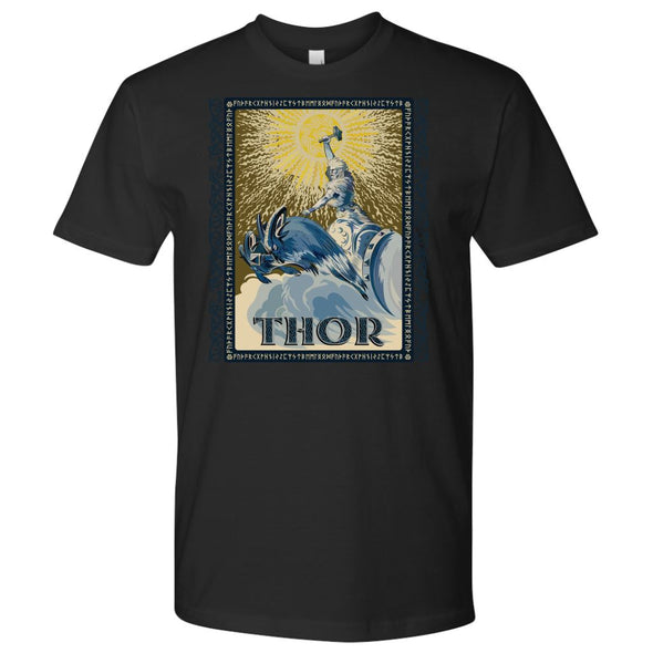 Norse Thor Viking T-ShirtT-shirtNext Level Mens ShirtBlackS