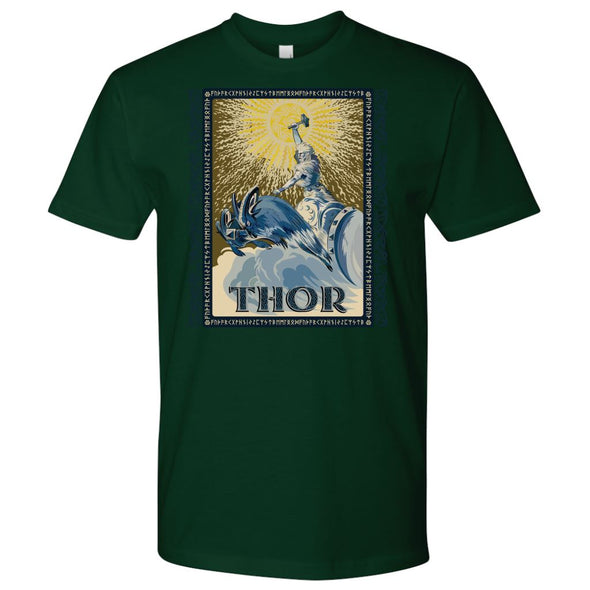 Norse Thor Viking T-ShirtT-shirtNext Level Mens ShirtForest GreenS