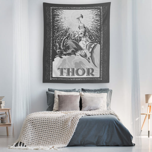 Norse Thor Viking TapestryTapestries