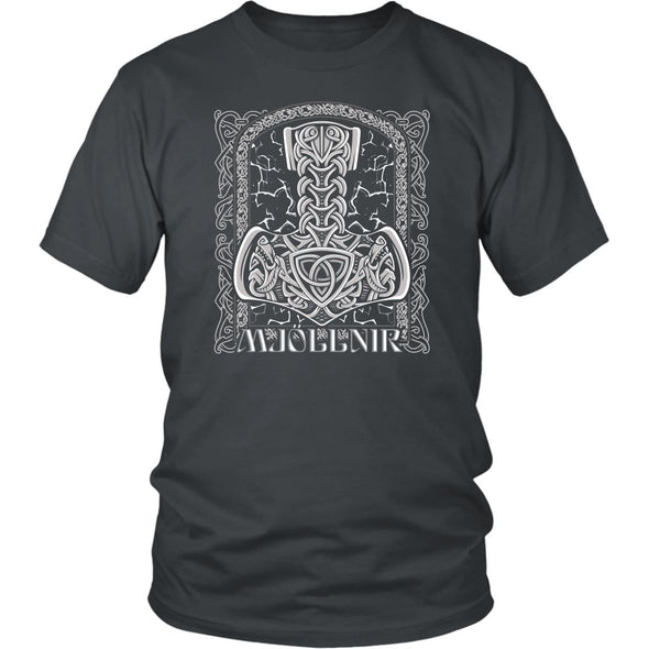 Norse Thors Hammer Mjollnir T-shirtT-shirtDistrict Unisex ShirtCharcoalS