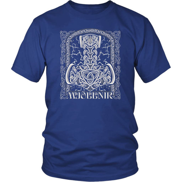 Norse Thors Hammer Mjollnir T-shirtT-shirtDistrict Unisex ShirtRoyal BlueS