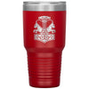 Norse Thor´s Hammer Mjolnir Goats Tanngrisnir Tanngnjóstr Etched Tumbler 30ozTumblersRed