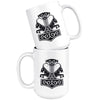 Norse Thor´s Hammer Mjolnir Viking Tanngrisnir Tanngnjóstr White Ceramic Coffee Mug 15ozDrinkware