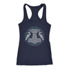 Norse Thors Hammer Raven Racerback TankT-shirtNext Level Racerback TankNavyXS