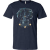 Norse Tree of Life Yggdrasil T-ShirtT-shirtCanvas Mens ShirtHeather NavyS
