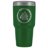 Norse Valknut Dragon Etched Tumbler 30ozTumblersGreen