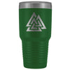 Norse Valknut Etched Tumbler 30ozTumblersGreen