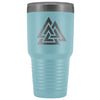 Norse Valknut Etched Tumbler 30ozTumblersLight Blue