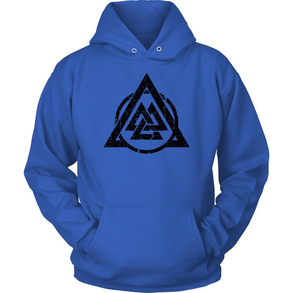 Norse Valknut HoodieT-shirtUnisex HoodieRoyal BlueS