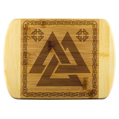 Norse Valknut Knotwork Wood Cutting BoardWood Cutting BoardsSmall - 8"x5.75"