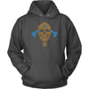 Norse Valknut Pagan Skull HoodieT-shirtUnisex HoodieCharcoalS