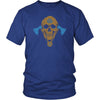 Norse Valknut Pagan Skull T-ShirtT-shirtDistrict Unisex ShirtRoyal BlueS