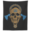 Norse Valknut Pagan Skull TapestryTapestries60" x 50"